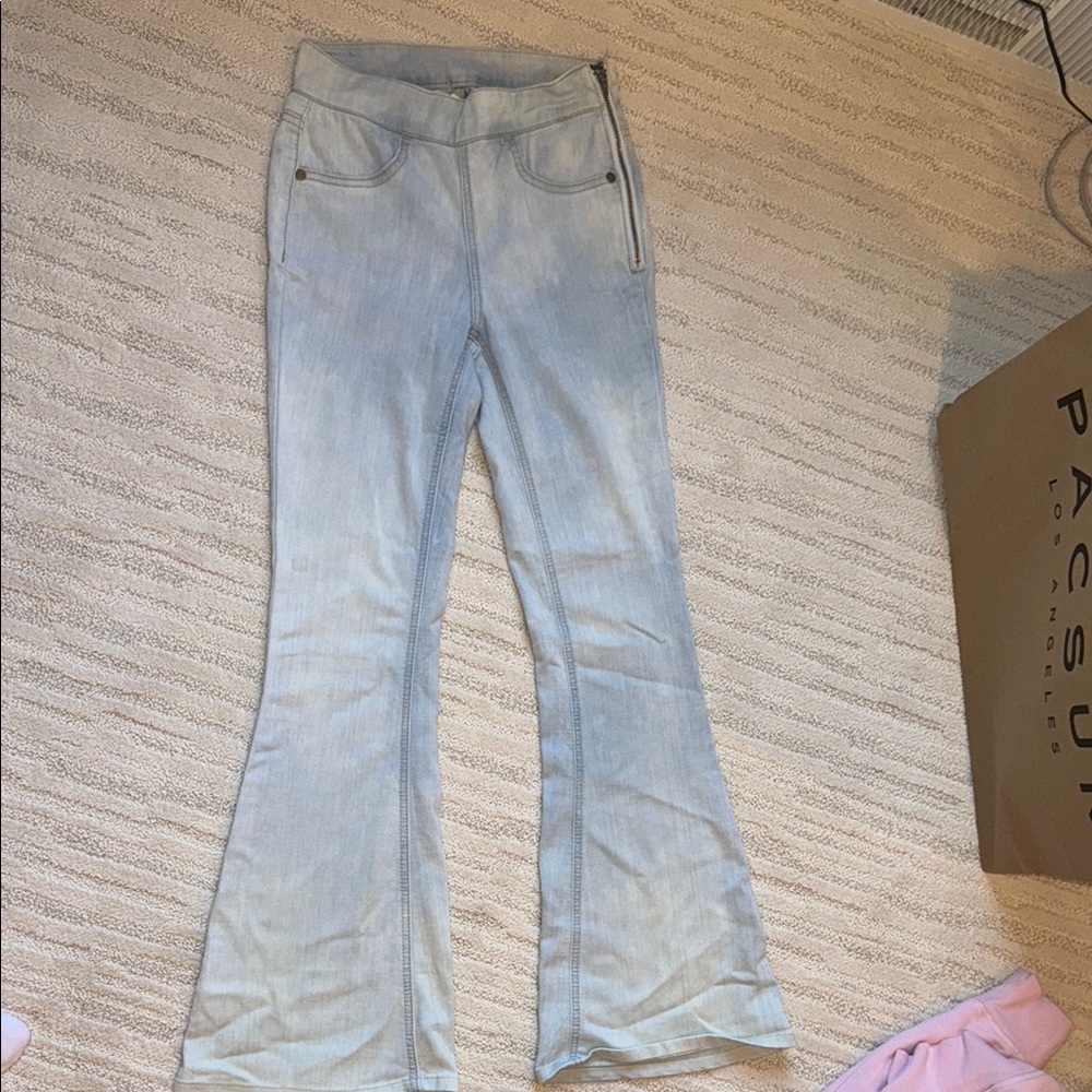 Elan Light Blue Women's Boot Cut Jeans